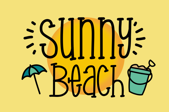 Sunny Beach a Handwritten Typeface