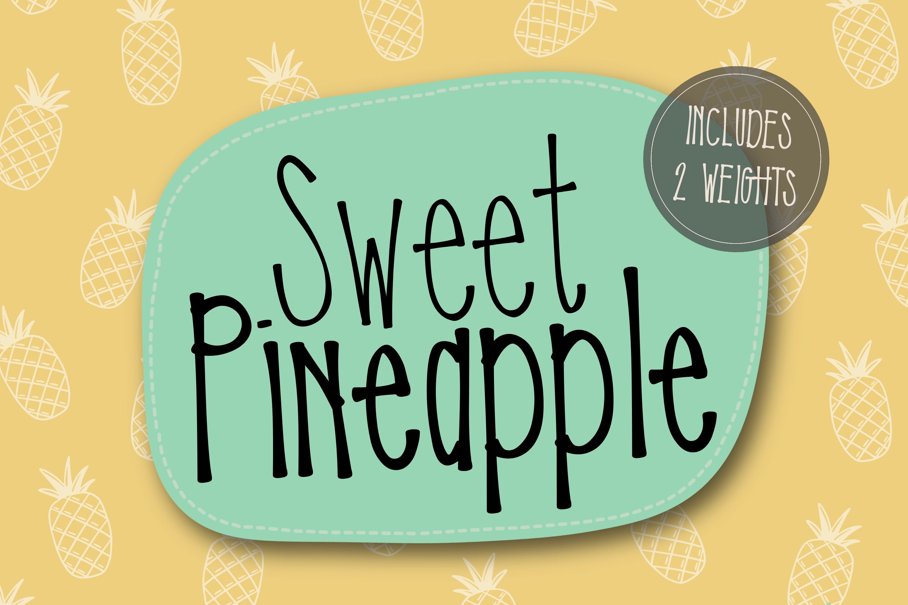 Sweet Pineapple a Handwritten Typeface