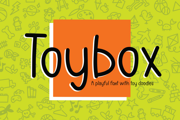 Toybox a Hand Lettered Doodle Font