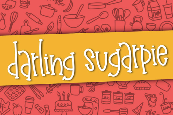 Darling Sugarpie, Darling Sugar Pie a Hand Lettered Font