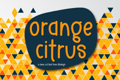 Orange Citrus Font