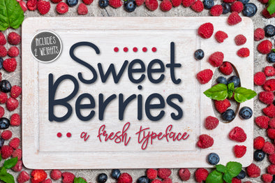Sweet Berries a Fresh Typeface