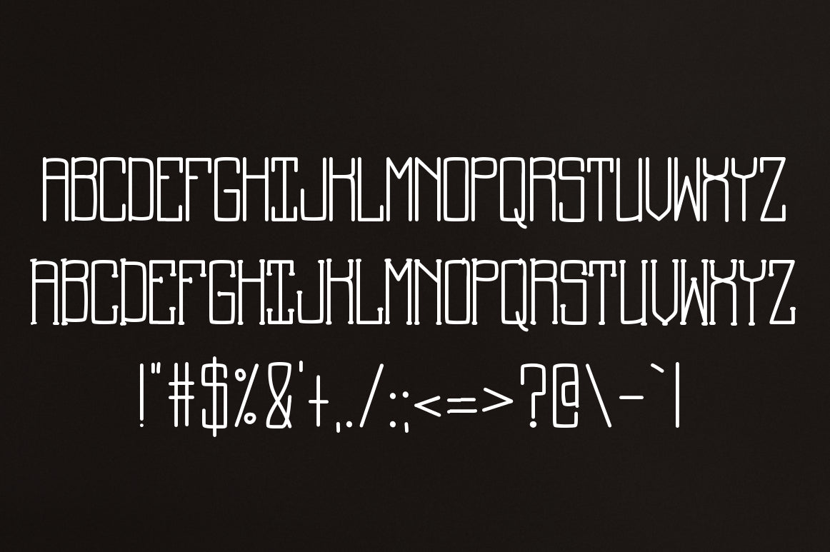 Back to School a Supply Font