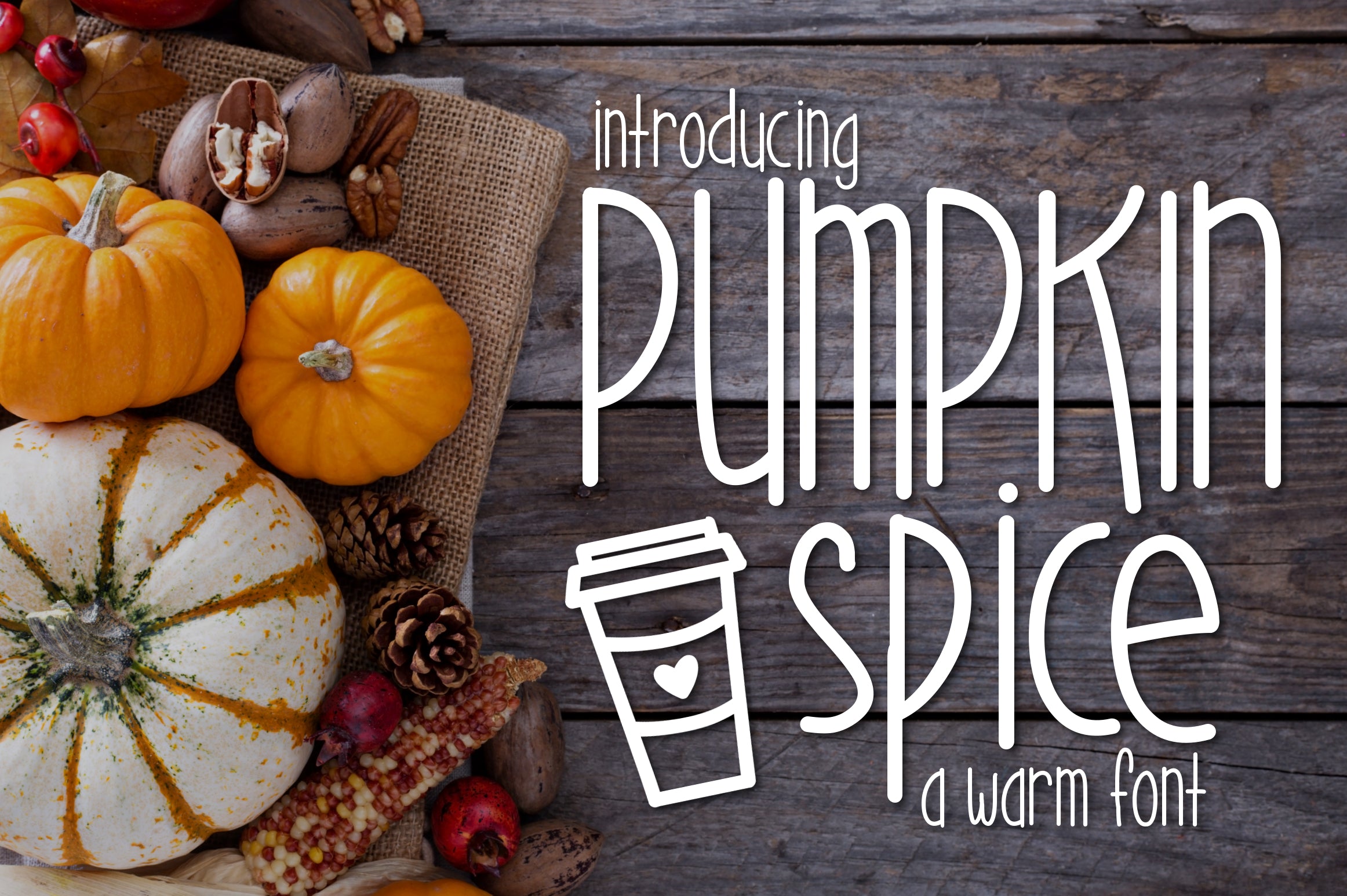 Pumpkin Spice a Warm Font