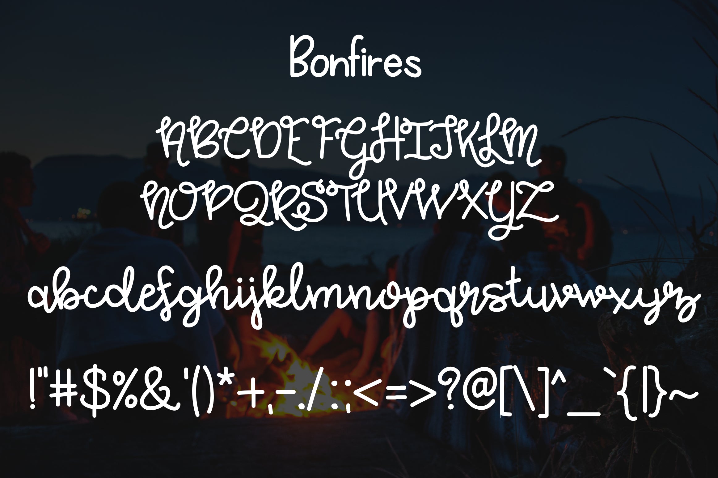 Bonfires & Beaches a Font Duo
