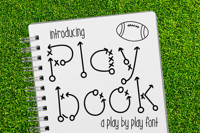 Play Book a Play by Play Font