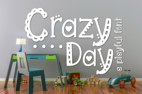 Crazy Day a Playful Font