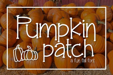 Pumpkin Patch a Fun Fall Font