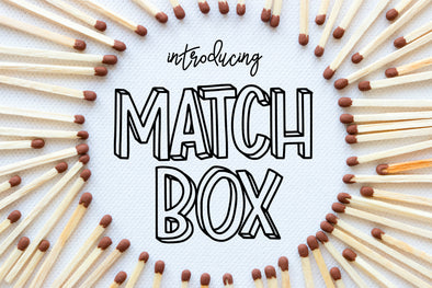 Match Box Matchbox Font