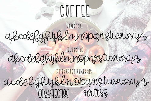 Coffee and Donuts font Duo