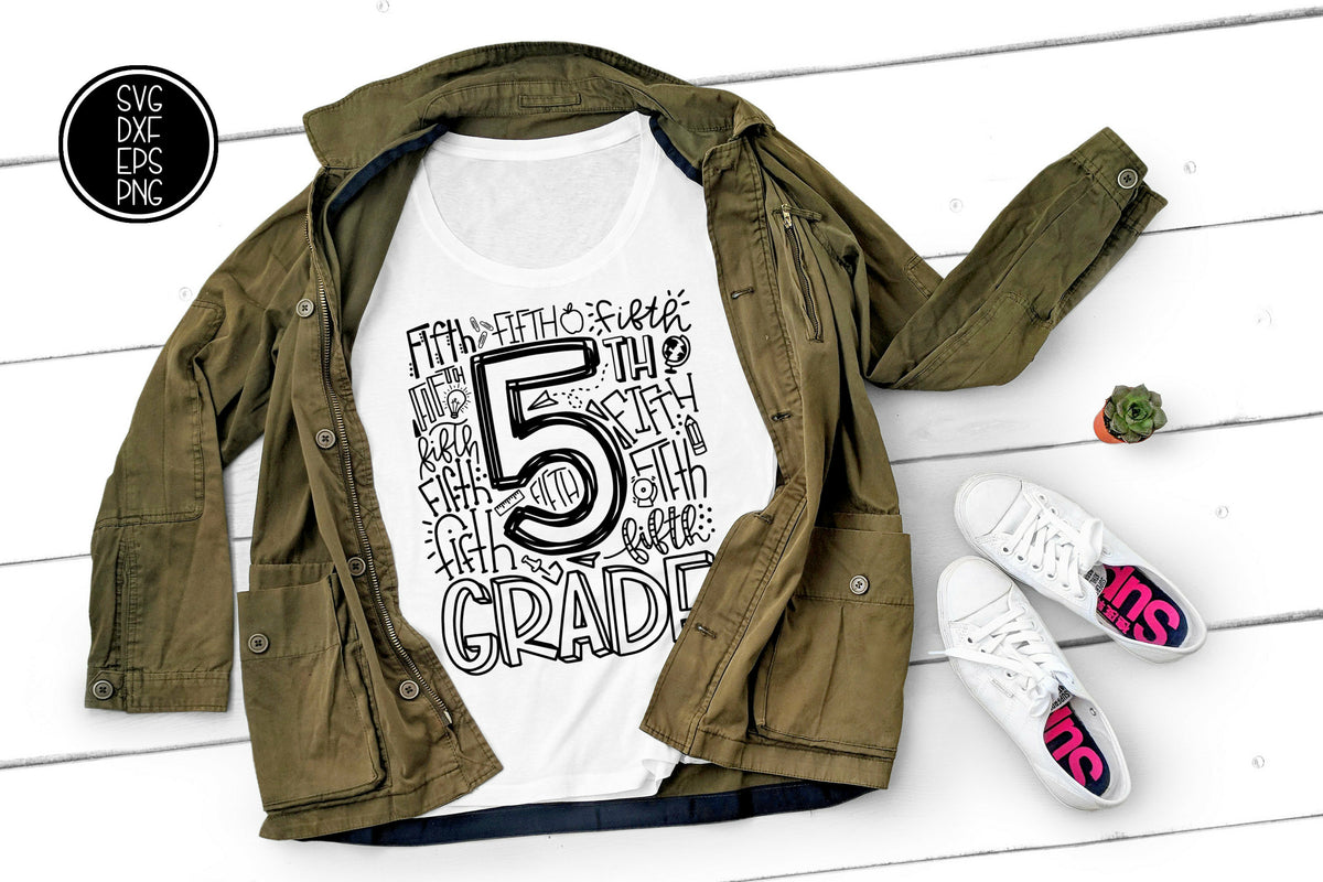 5th Text Design Fifth Grade Typography – Kitaleigh LLC
