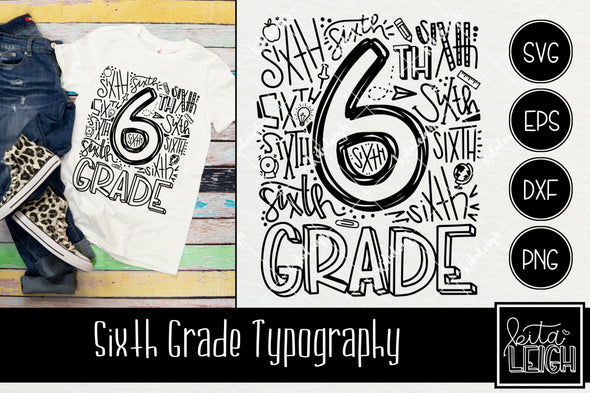 Sixth Grade Typography