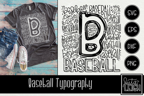 Baseball Typography
