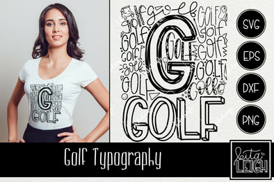 Golf Typography