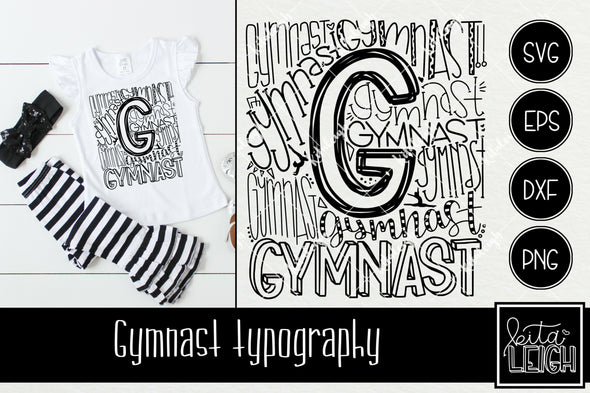 Gymnast Typography