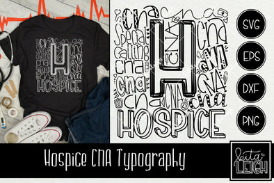 Hospice CNA Typography