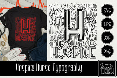 Hospice Nurse Typography