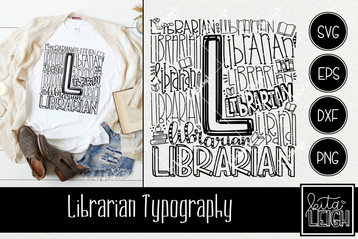 Librarian Typography – Kitaleigh LLC