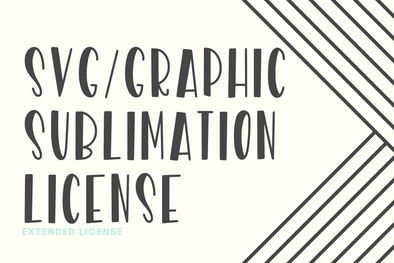 Extended SVG-Graphic Sublimation and Screen Print Transfer License
