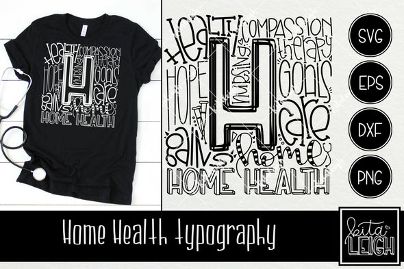 Home Health Typography