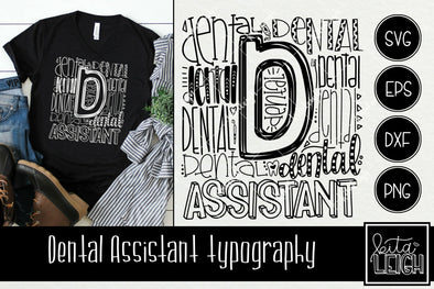 Dental Assistant Typography