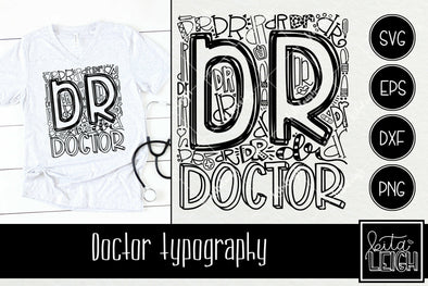 Doctor Dr Typography