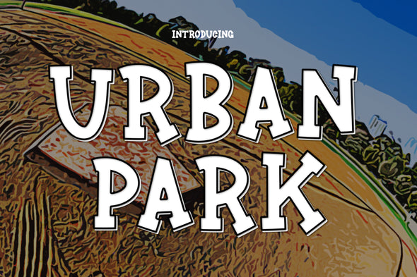 Urban Park a Fun Sports Font