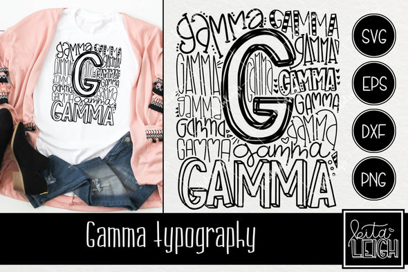Gamma Typography SVG