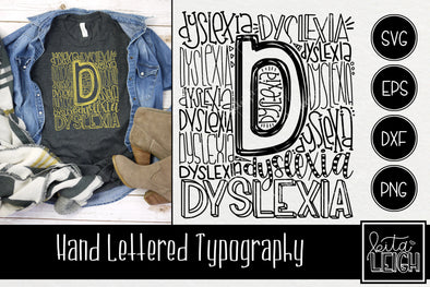Dyslexia  Typography SVG