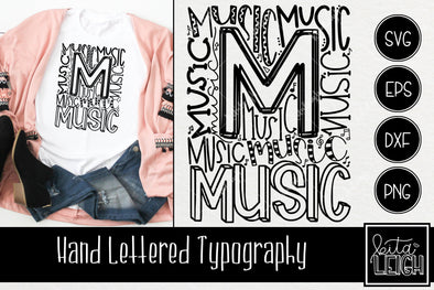 Music Typography SVG