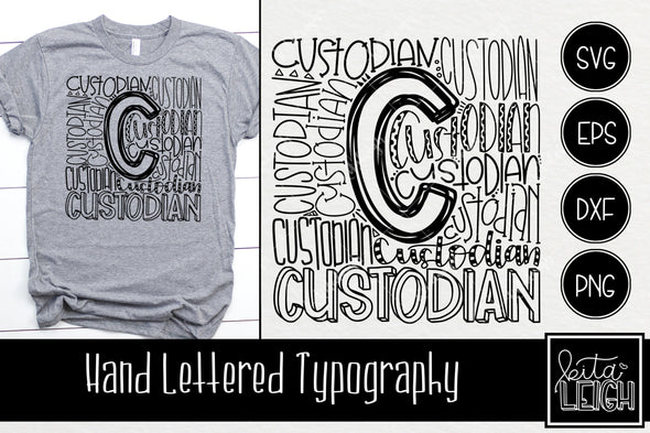 Custodian Typography SVG