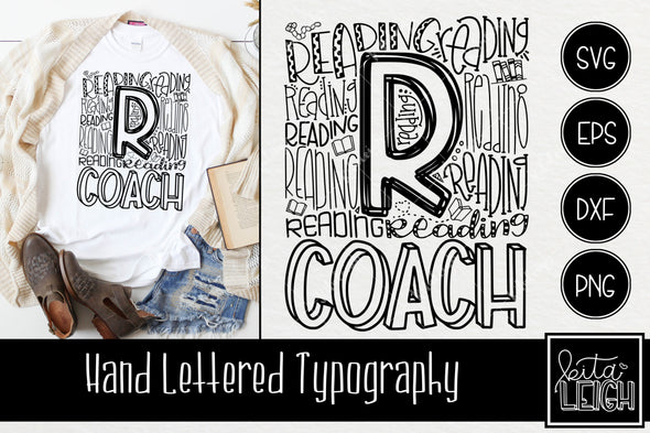 Reading Coach  Typography SVG