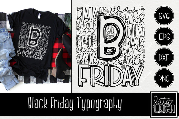 Black Friday Typography SVG