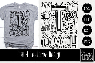 Tech Coach Typography SVG