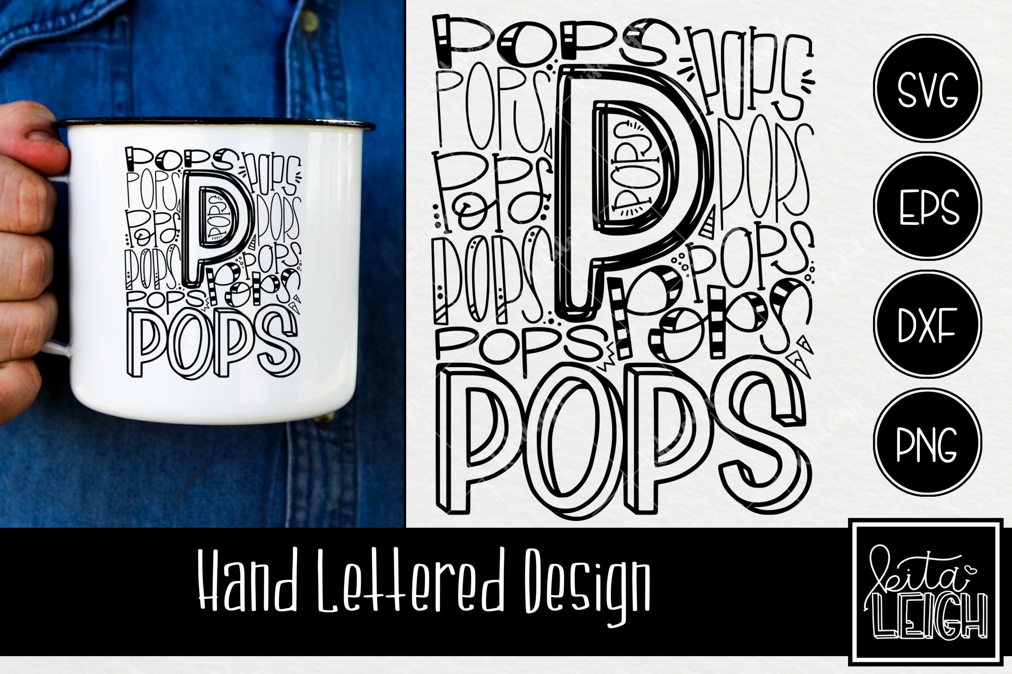 Pops Rental Svg Pops Typography SVG – Kitaleigh LLC