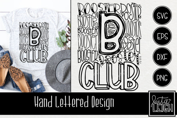 Booster Club Typography SVG