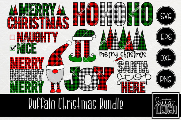 Buffalo Plaid Christmas Bundle