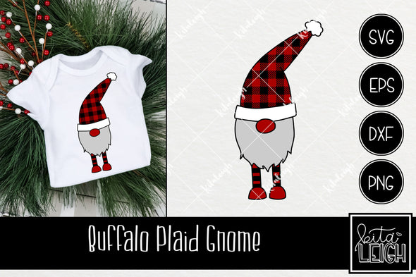 Buffalo Gnome Christmas SVG