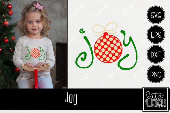 Joy Ornament  SVG
