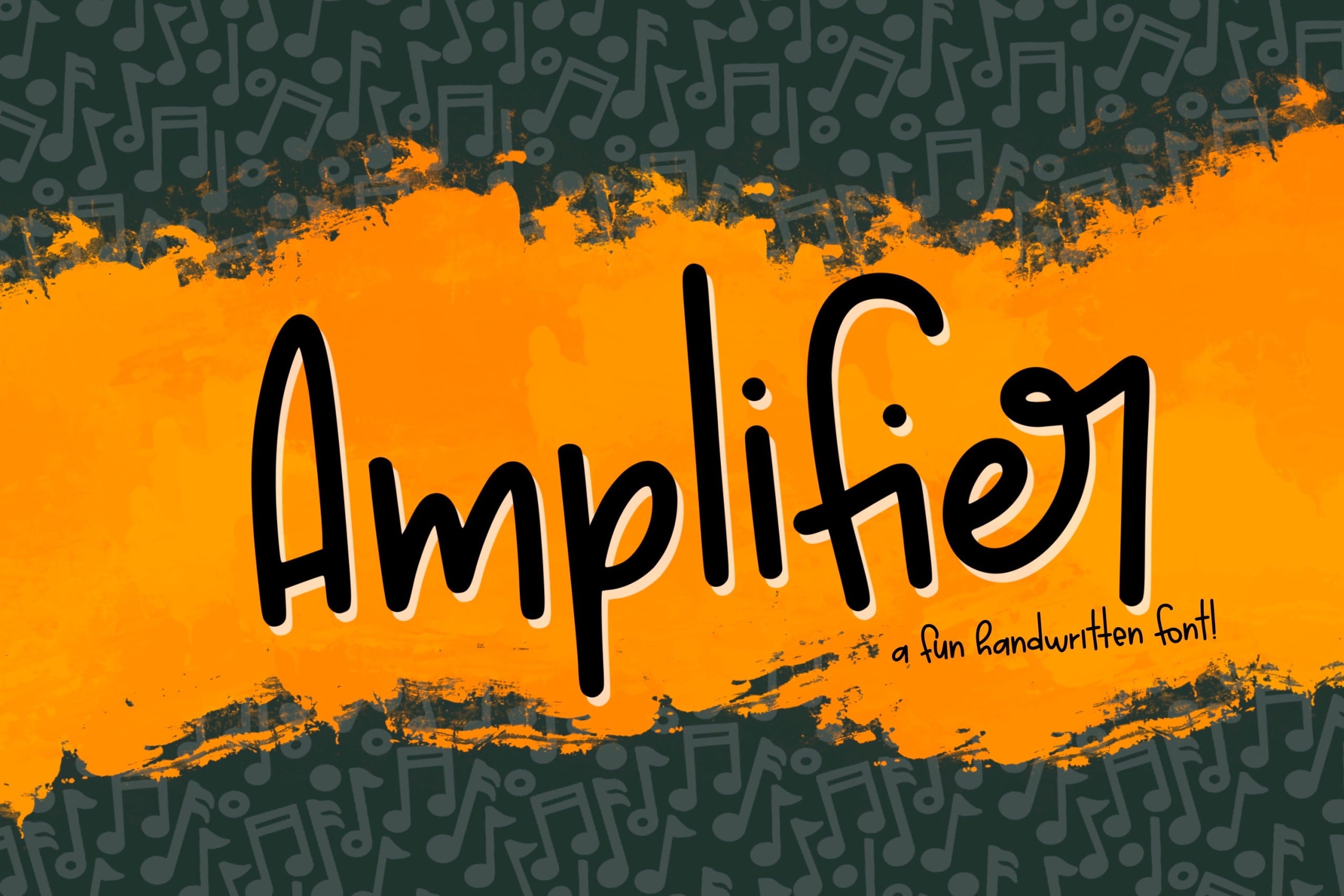 Amplifier a fun Handwritten Font – Kitaleigh LLC